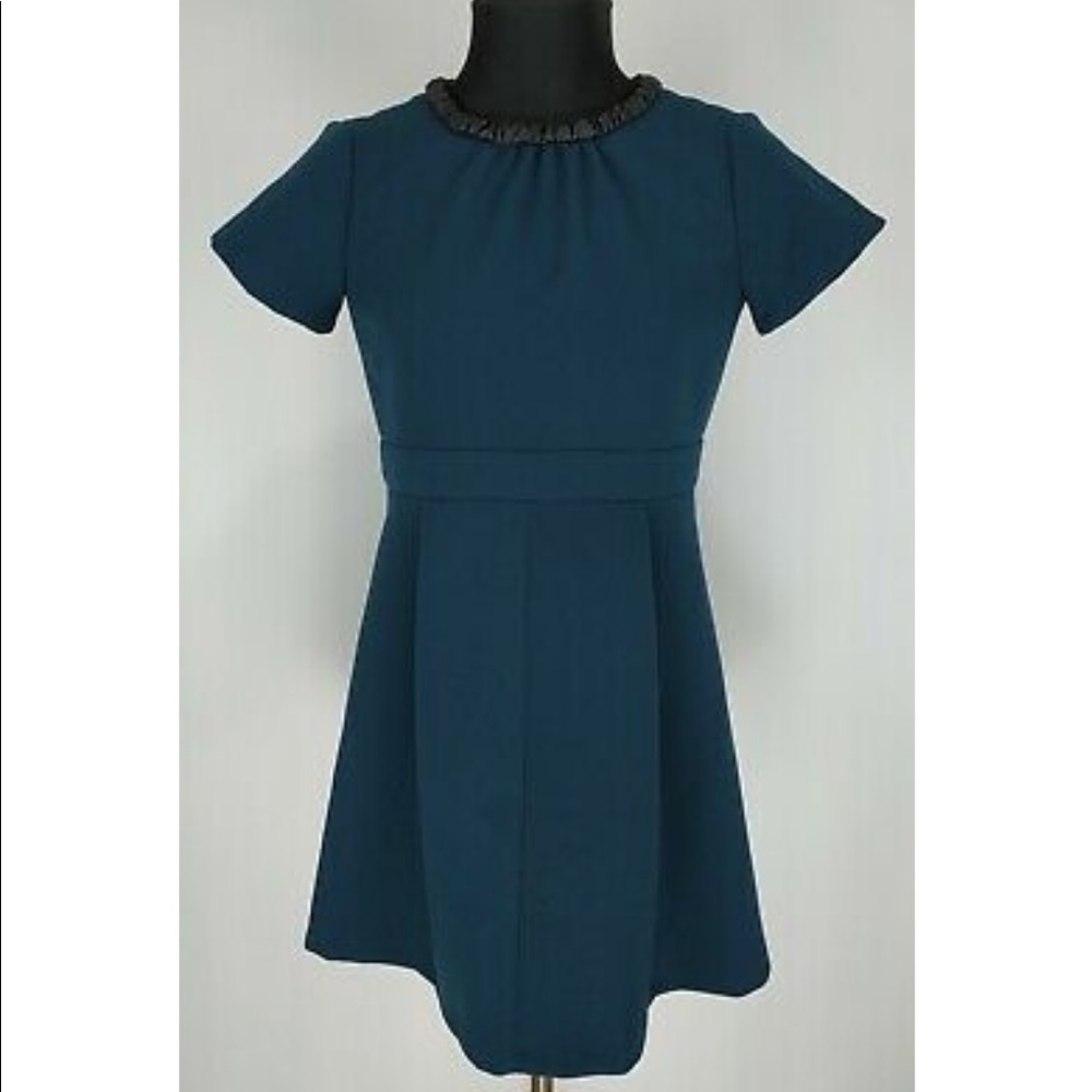 Maje Accent Collar Babydoll Dress